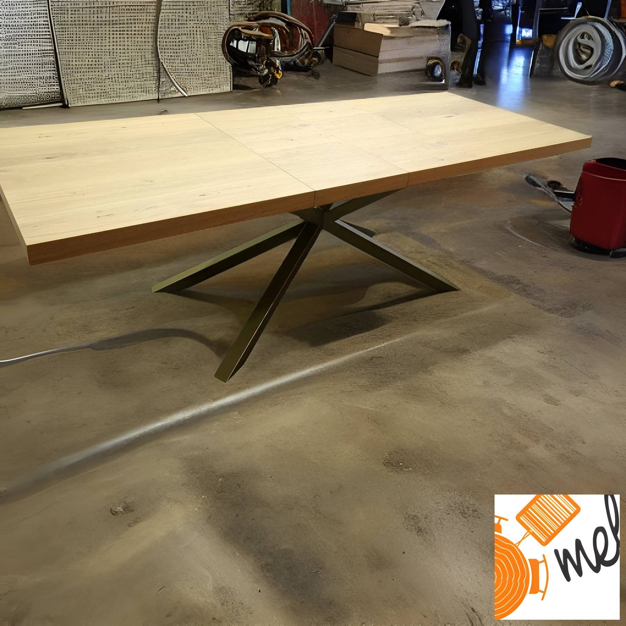 Rozkładany Stół S24 Pająk na Złotych Nogach - obrazek 5