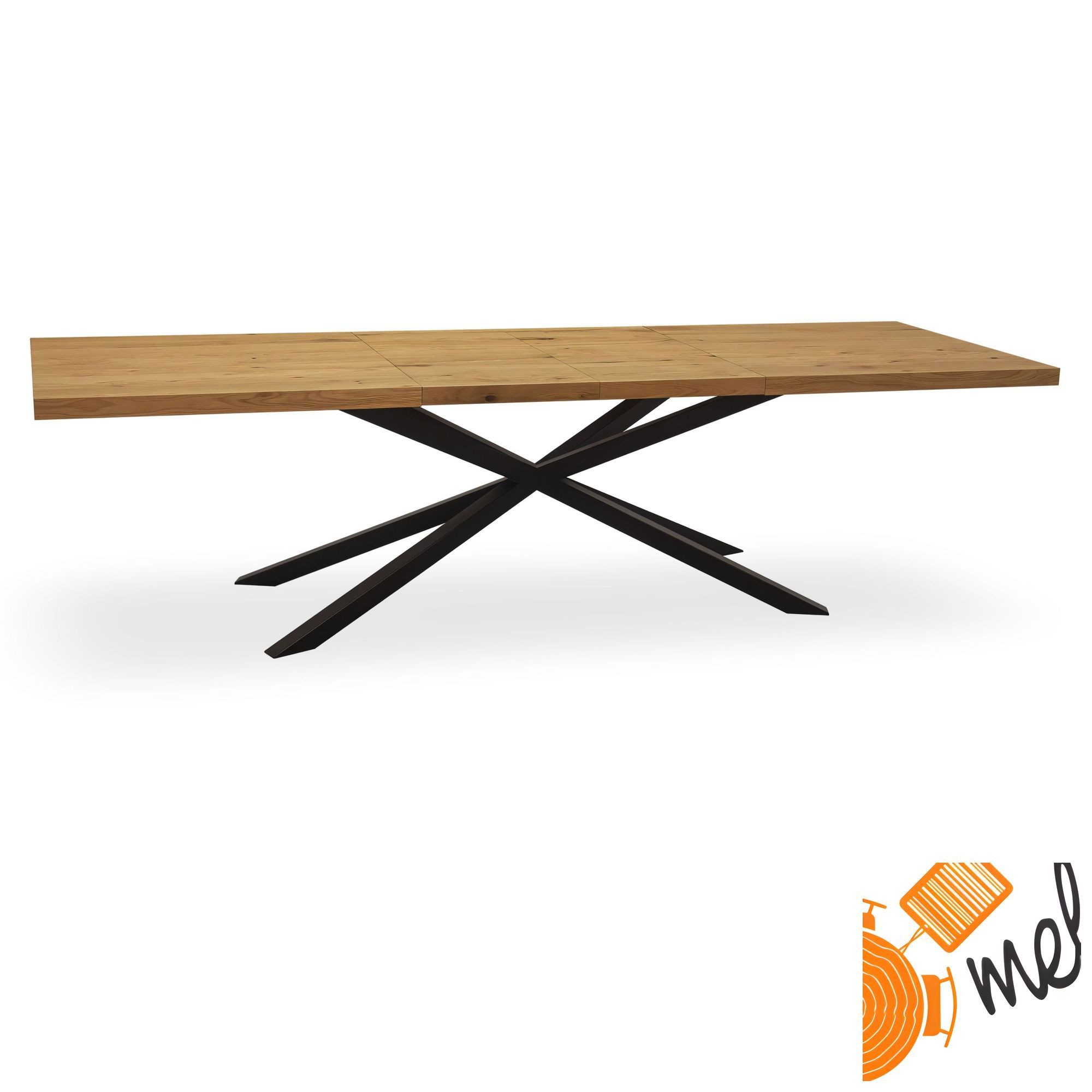 Stół loftowy rozkładany typu Pająk