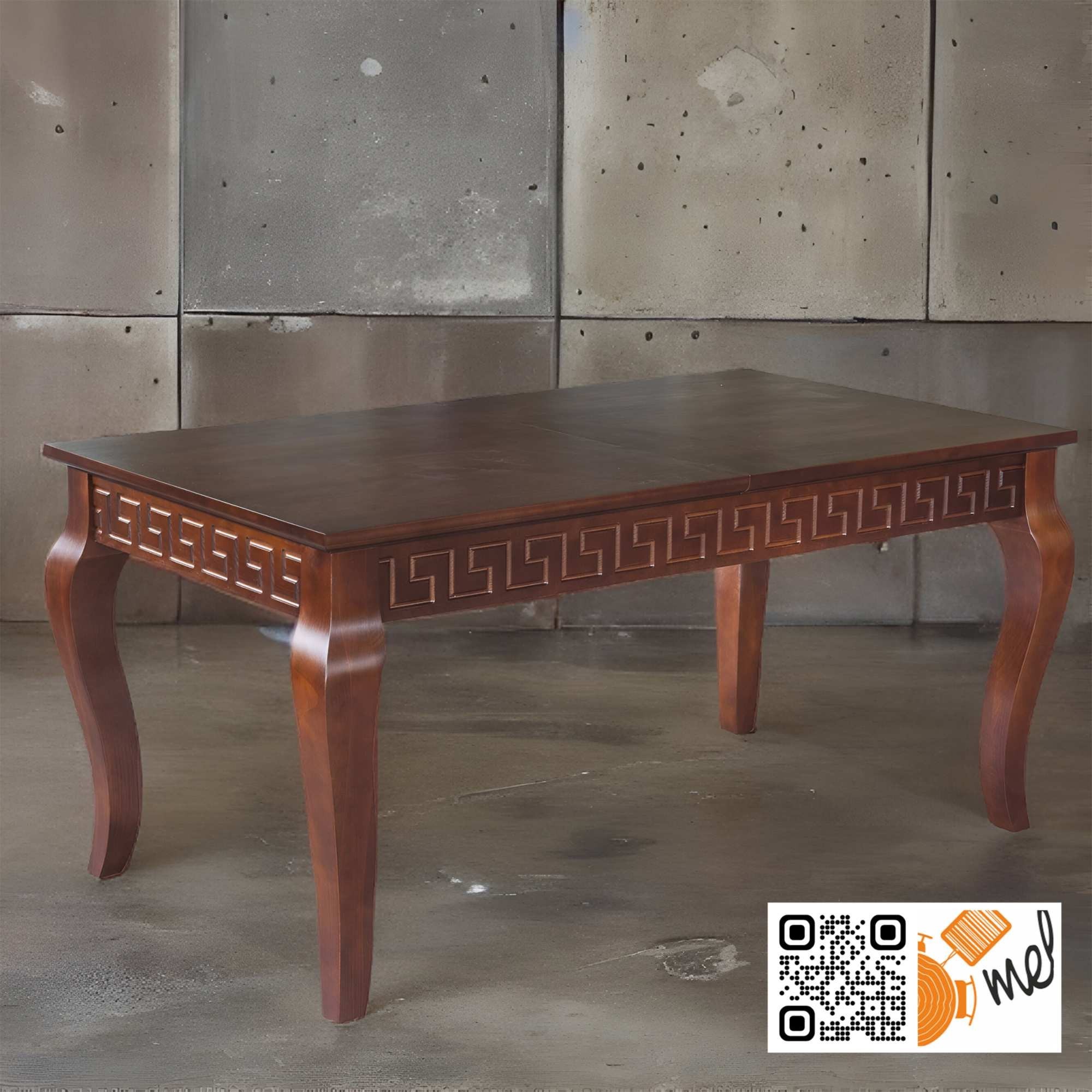 Stół rozkładany klasyczny z nogą Ludwik – model S35 Ludia - obrazek 4