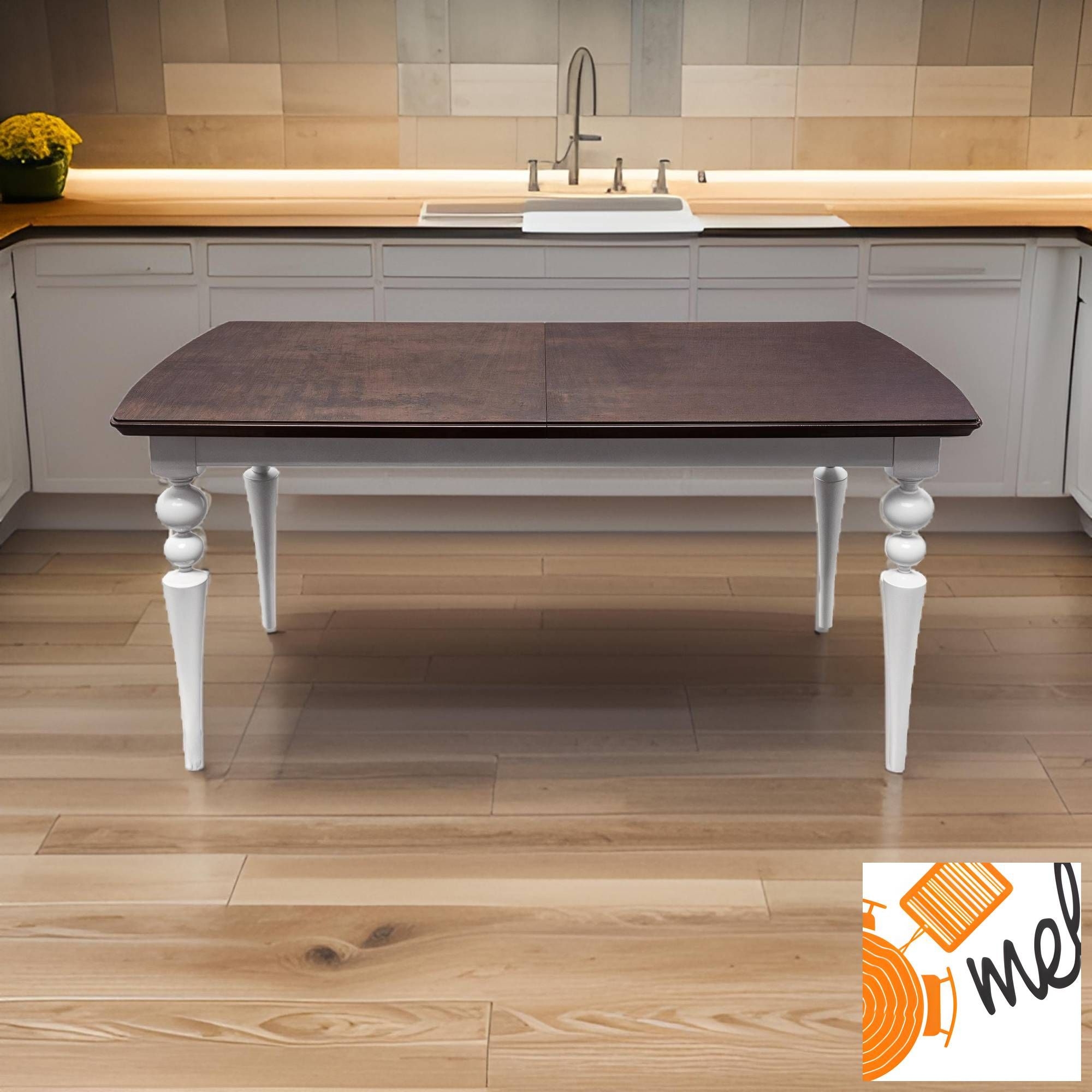 Stół rozkładany nowoczesny z ozdobną nogą – model S31 - obrazek 2