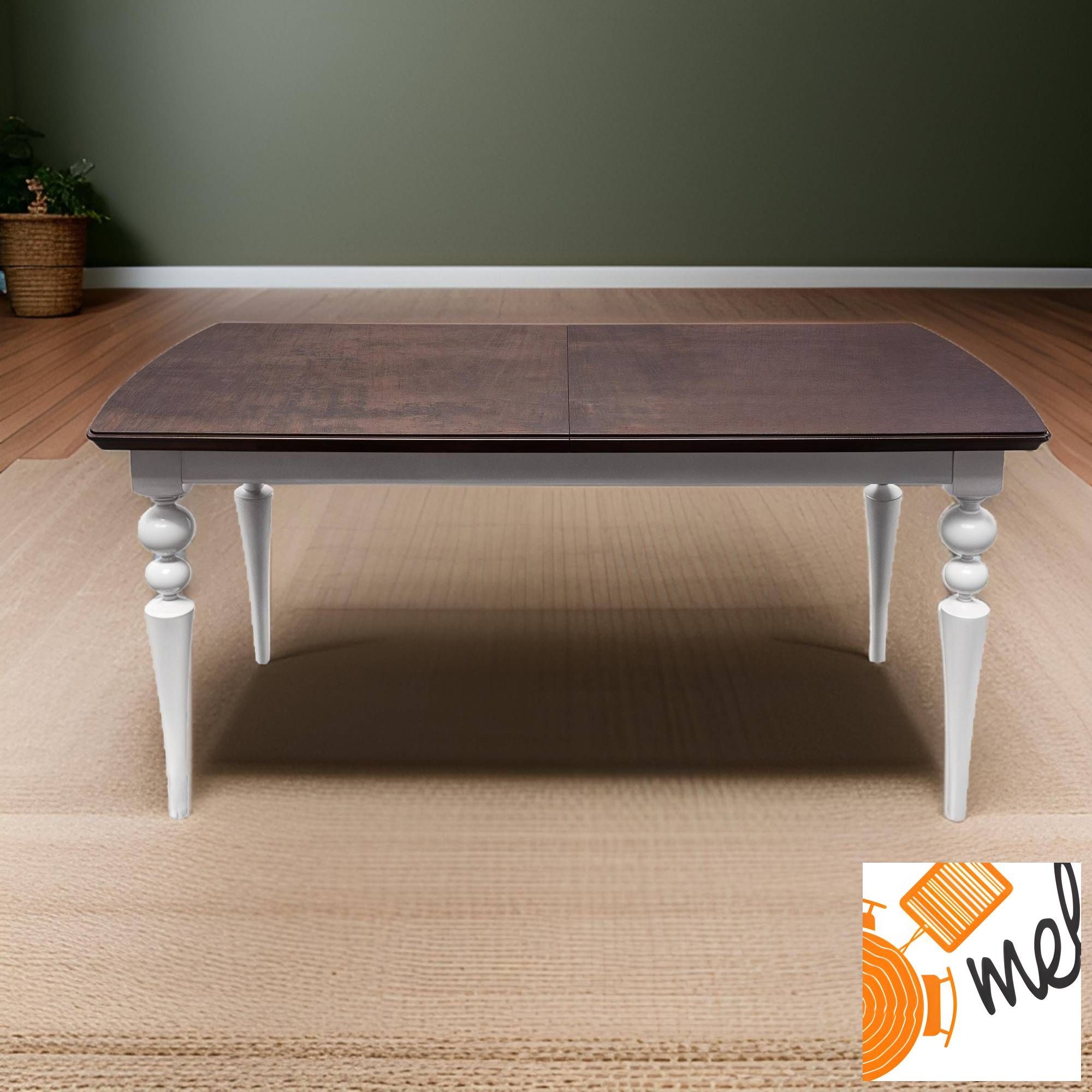 Stół rozkładany nowoczesny z ozdobną nogą – model S31 - obrazek 4