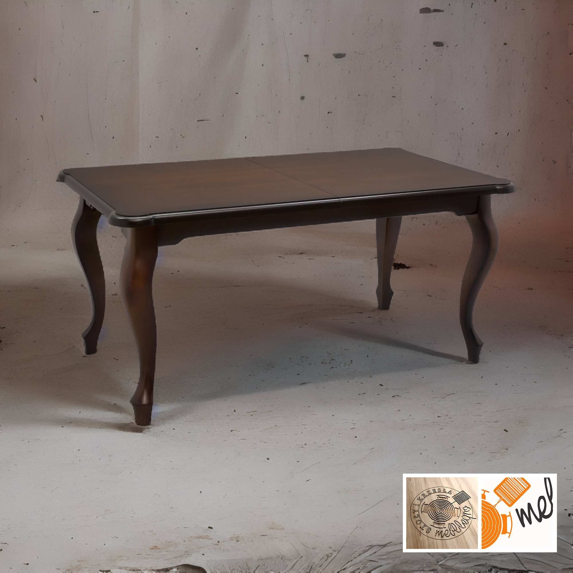 Stół rozkładany klasyczny typu Ludwik – elegancki model S39 do jadalni - obrazek 4