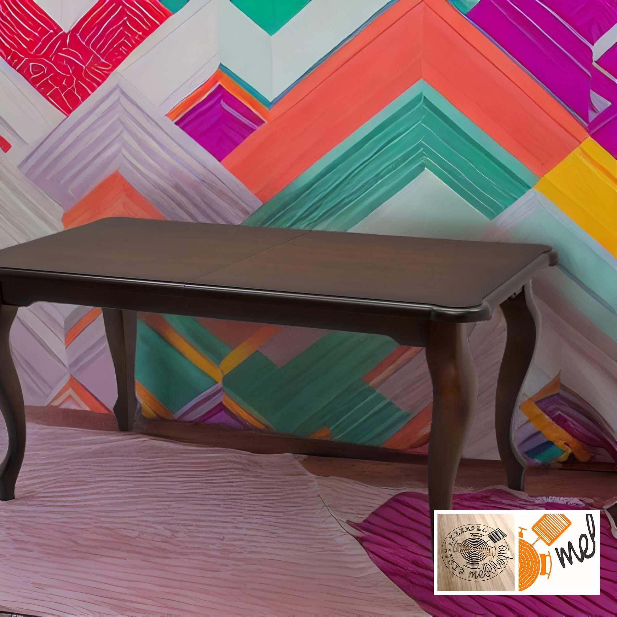 Stół rozkładany klasyczny typu Ludwik – elegancki model S39 do jadalni - obrazek 3