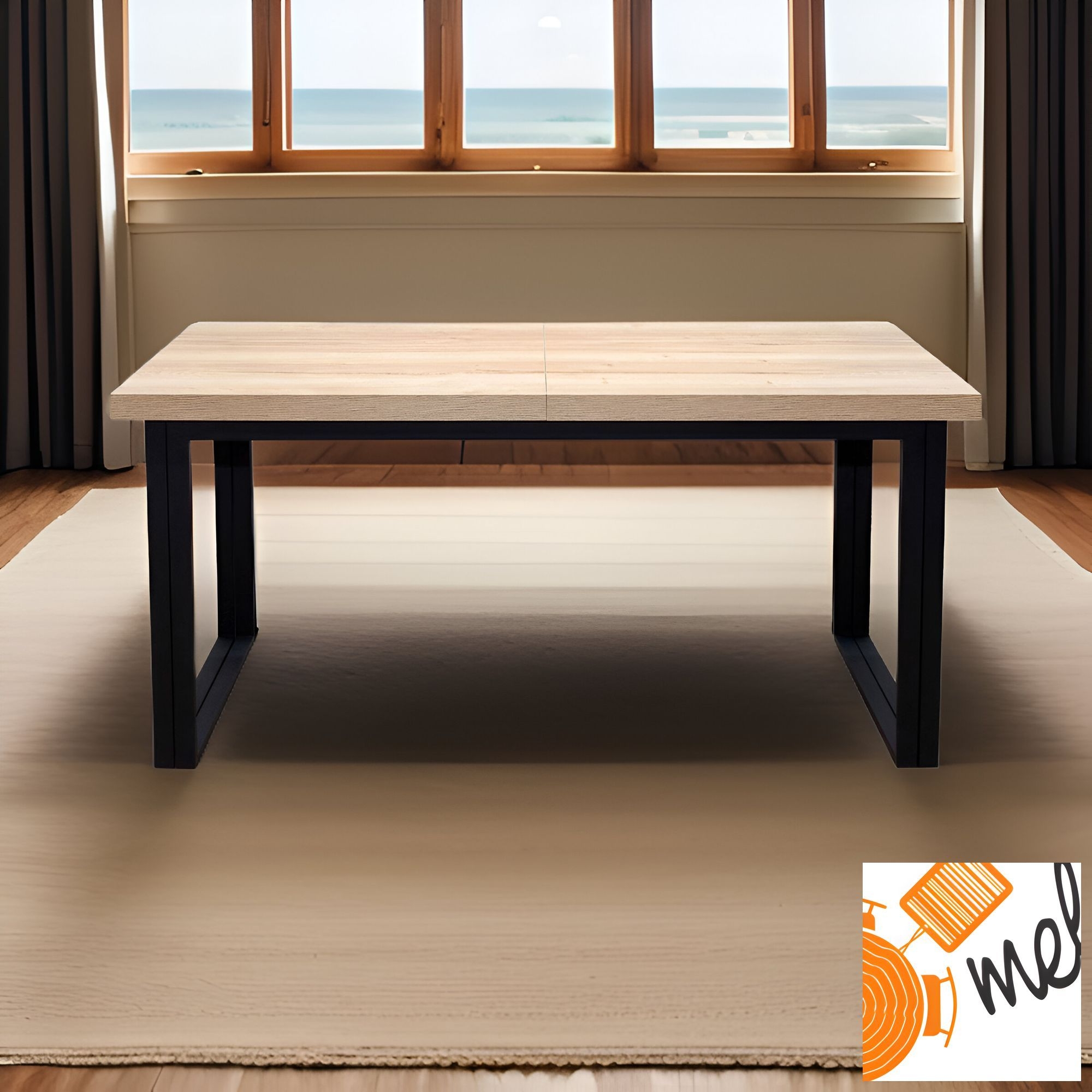 Stół rozkładany GIGANT XL podwójne nogi U metalowe model S70 - obrazek 3