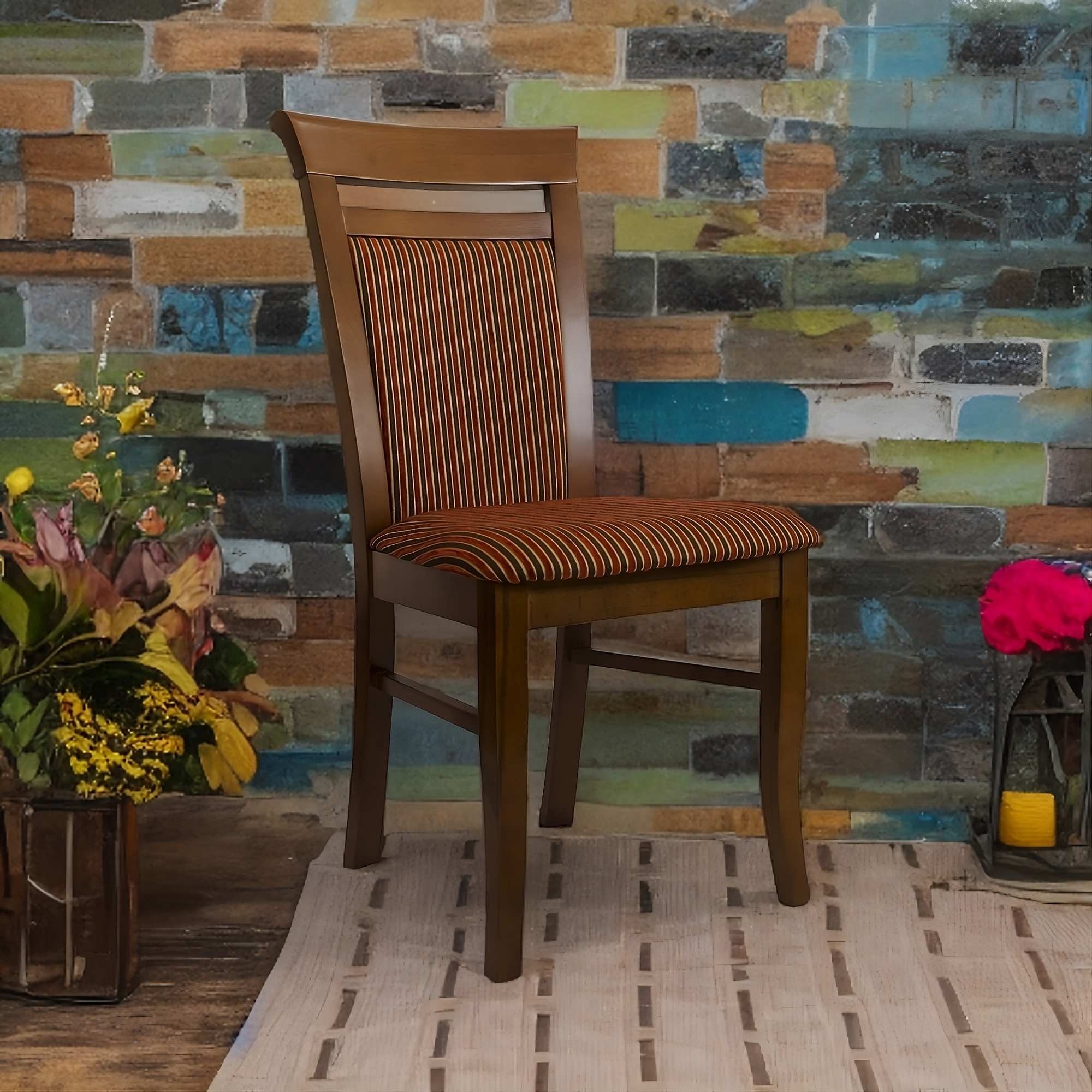 Stylowe krzesło K61 Turek drewniane tapicerowane - obrazek 3