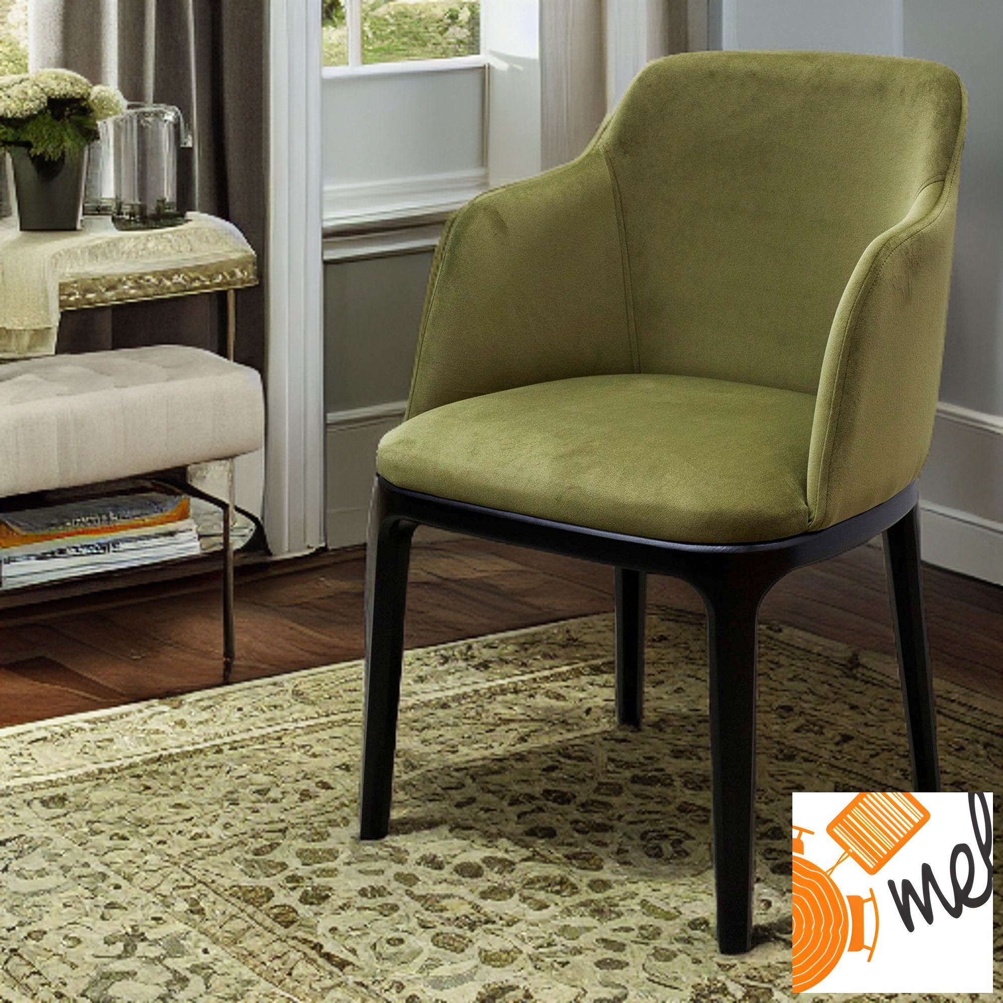 Izabella Fotel - Krzesło K118 Tapicerowane z Podłokietnikami - obrazek 3