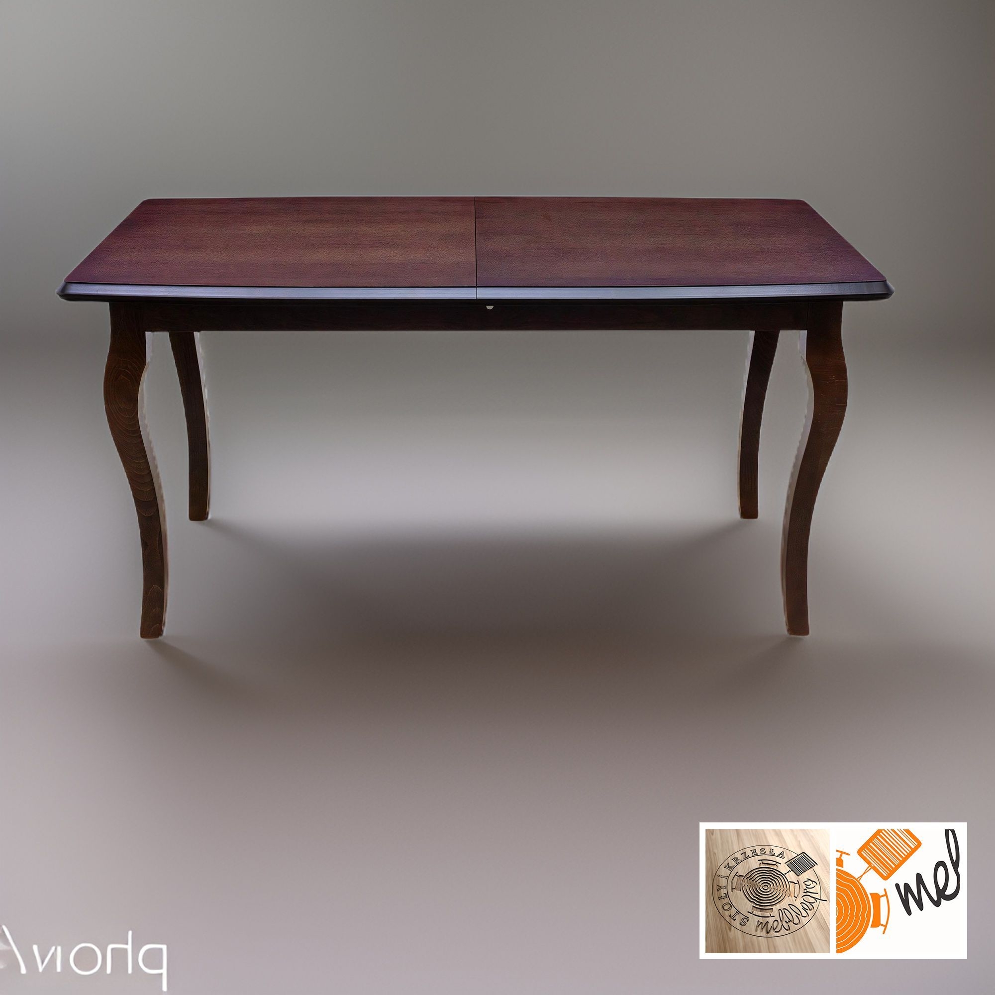 Stół rozkładany klasyczny typu Ludwik z prostokątnym blatem – model S65 - obrazek 2