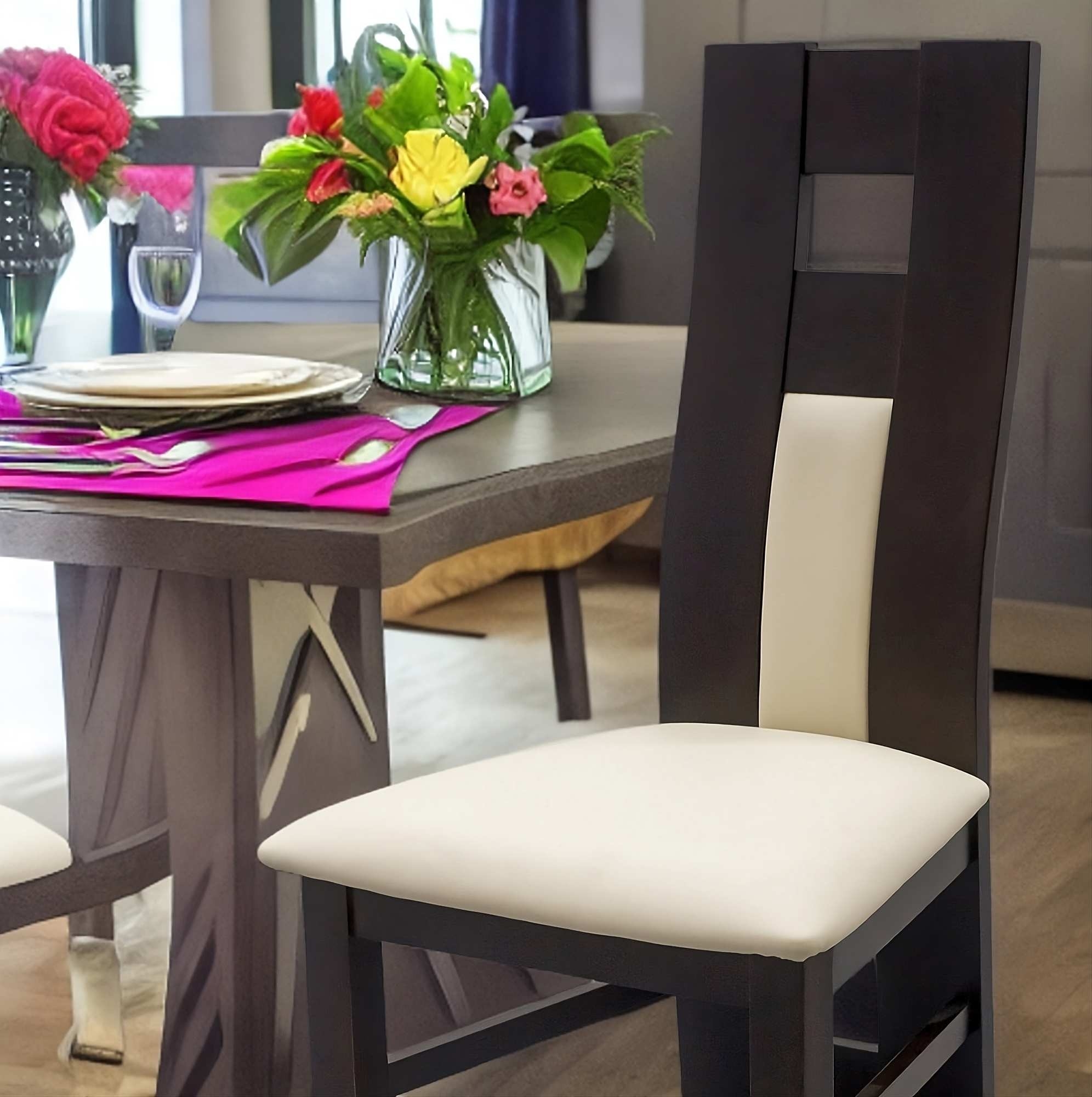 Nowoczesne krzesło K150 drewniane i tapicerowane - obrazek 4