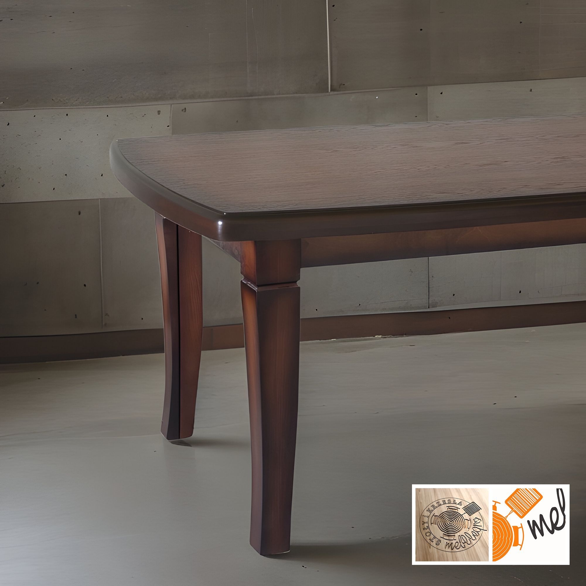 Stół rozkładany S12 Karat stylowy drewniany 8 nóg - obrazek 3