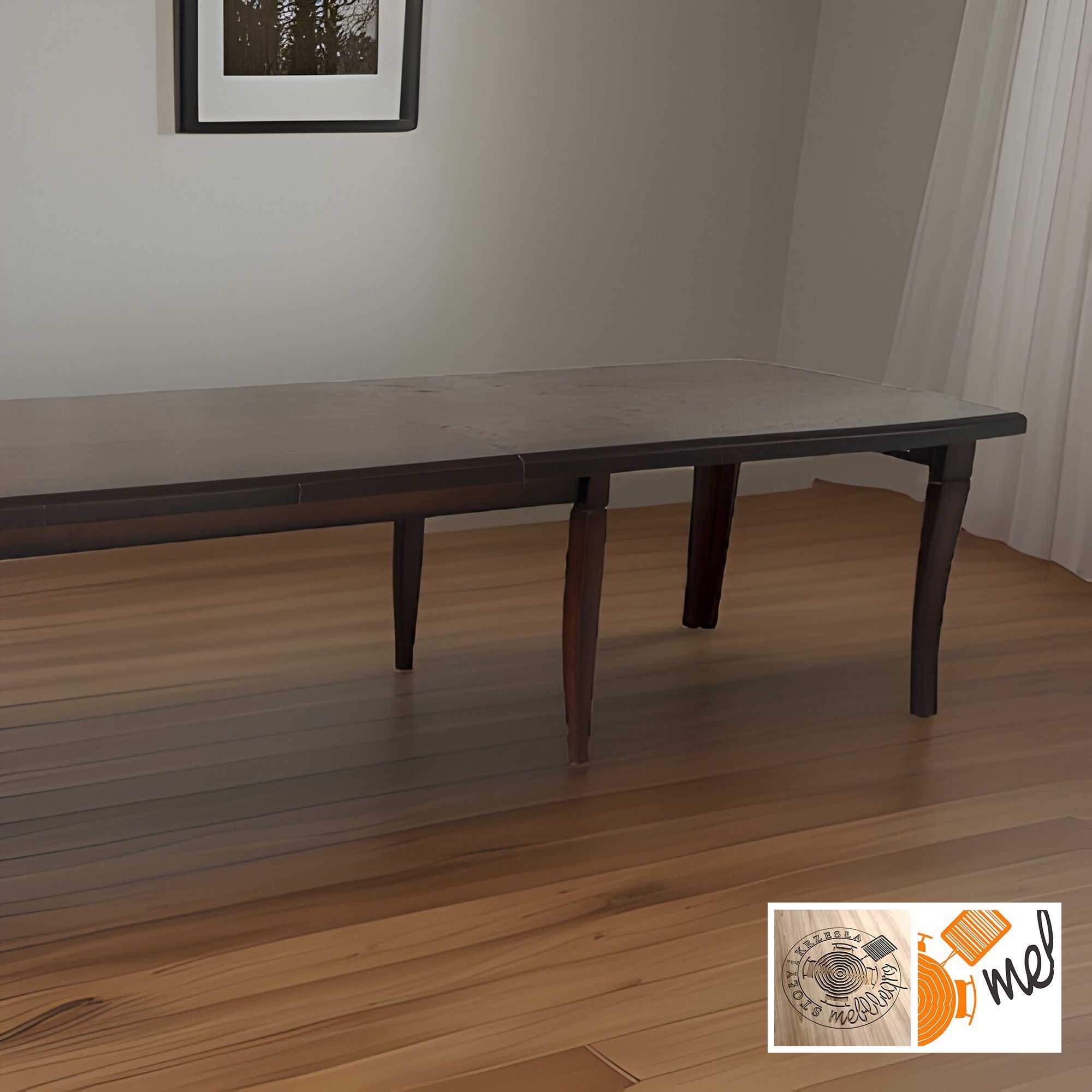 Stół rozkładany S12 Karat stylowy drewniany 8 nóg - obrazek 4