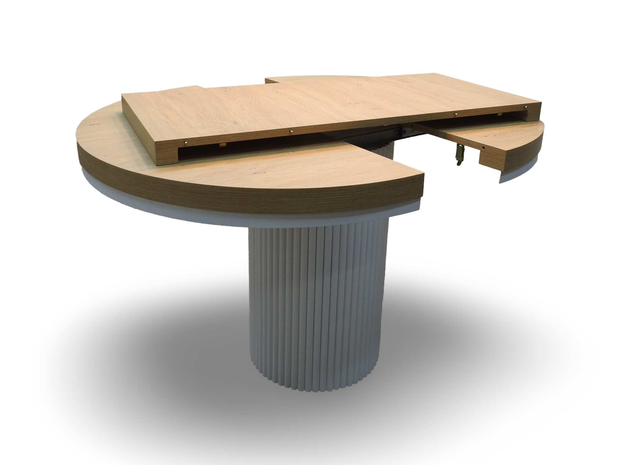 Stół rozkładany okrągły z centralną nogą typu kolumna – model S99 - obrazek 3