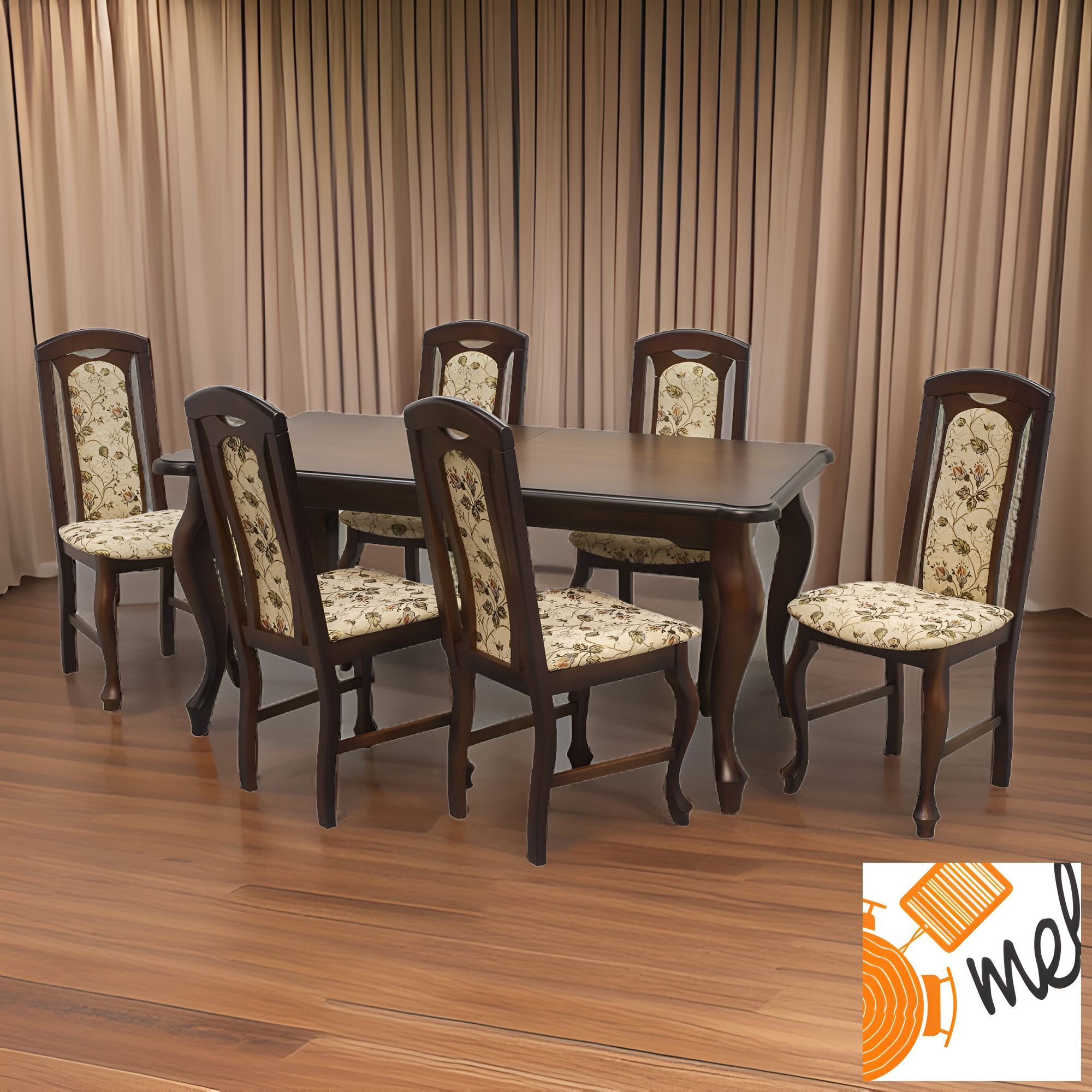 Stylowy Stół z Krzesłami Z36 Ludwik Rozkładany - obrazek 4