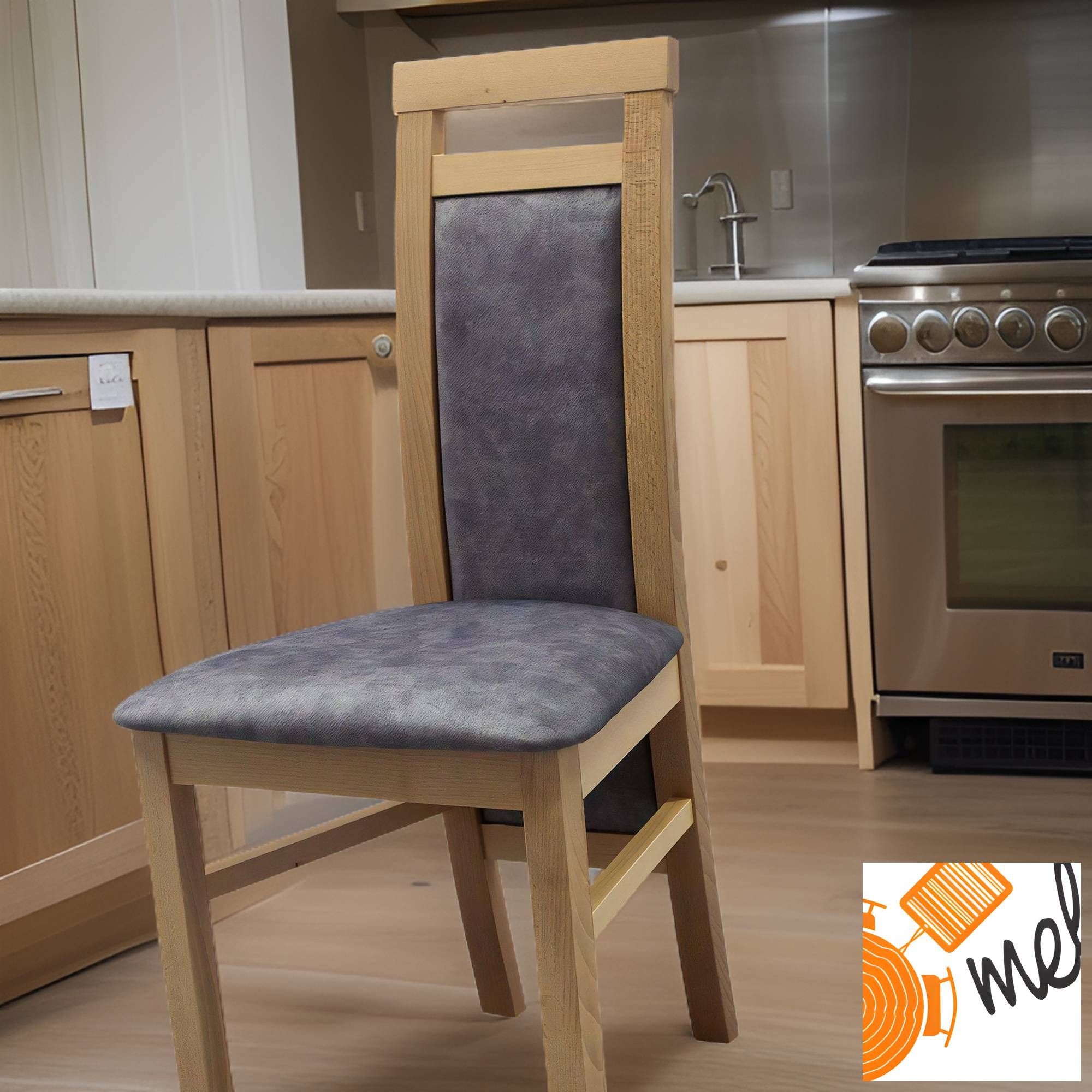 Krzesło Tapicerowane K162 z Wysokim Oparciem - obrazek 4