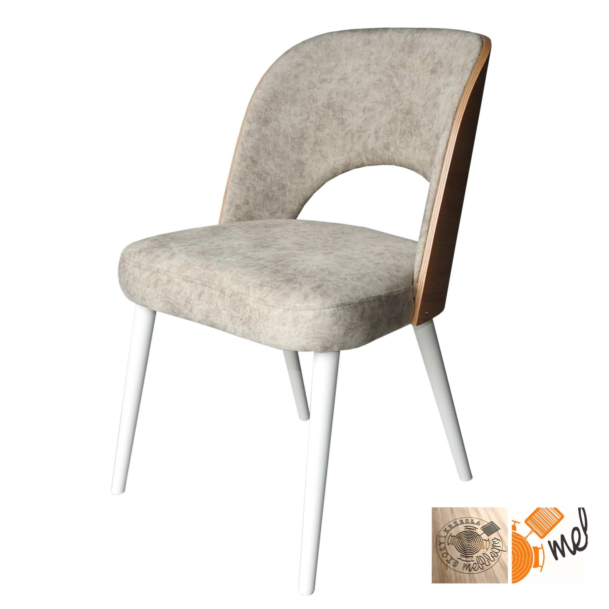 Wygodne Krzesło K180 Tapicerowane Skandynawskie