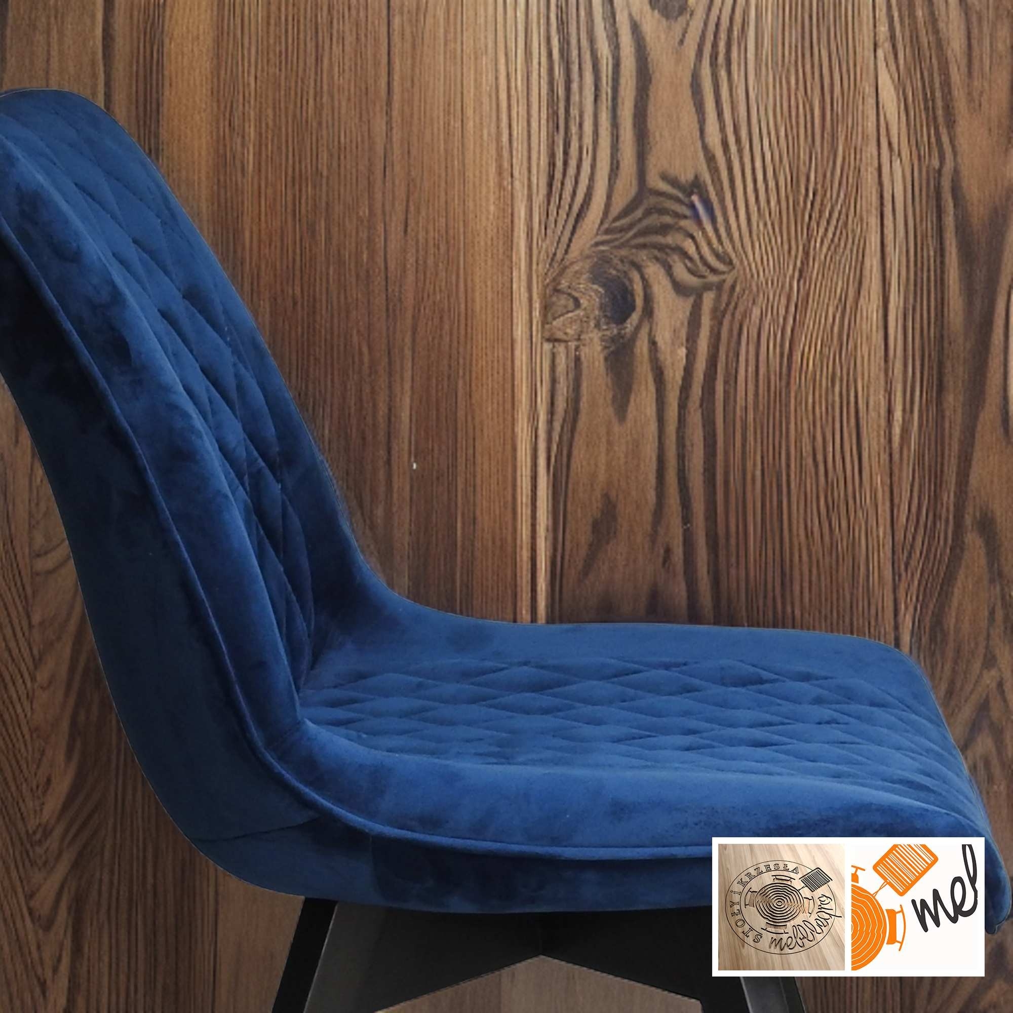 Wygodne Krzesło K182 Tapicerowane Skandynawskie - obrazek 4