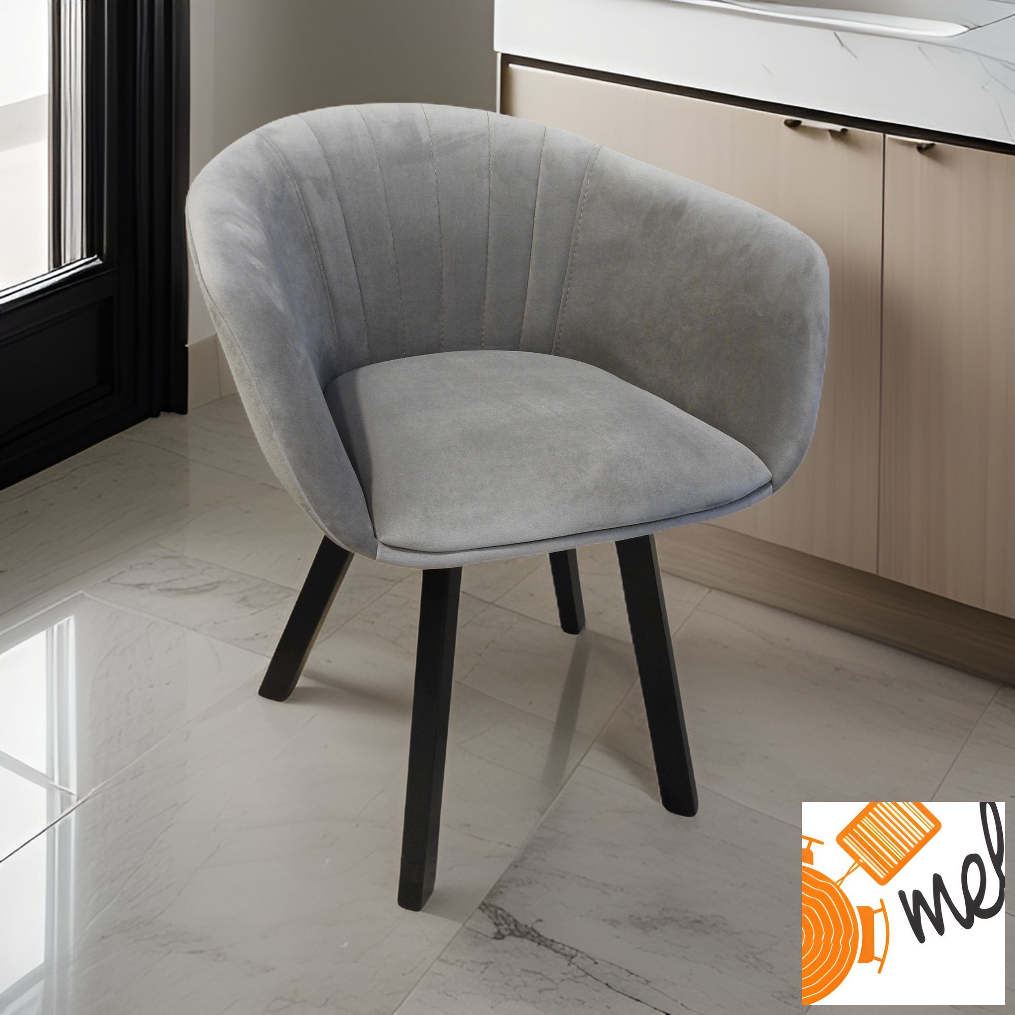 Tapicerowane Krzesło K184 Muszelka Fotelowe - obrazek 2