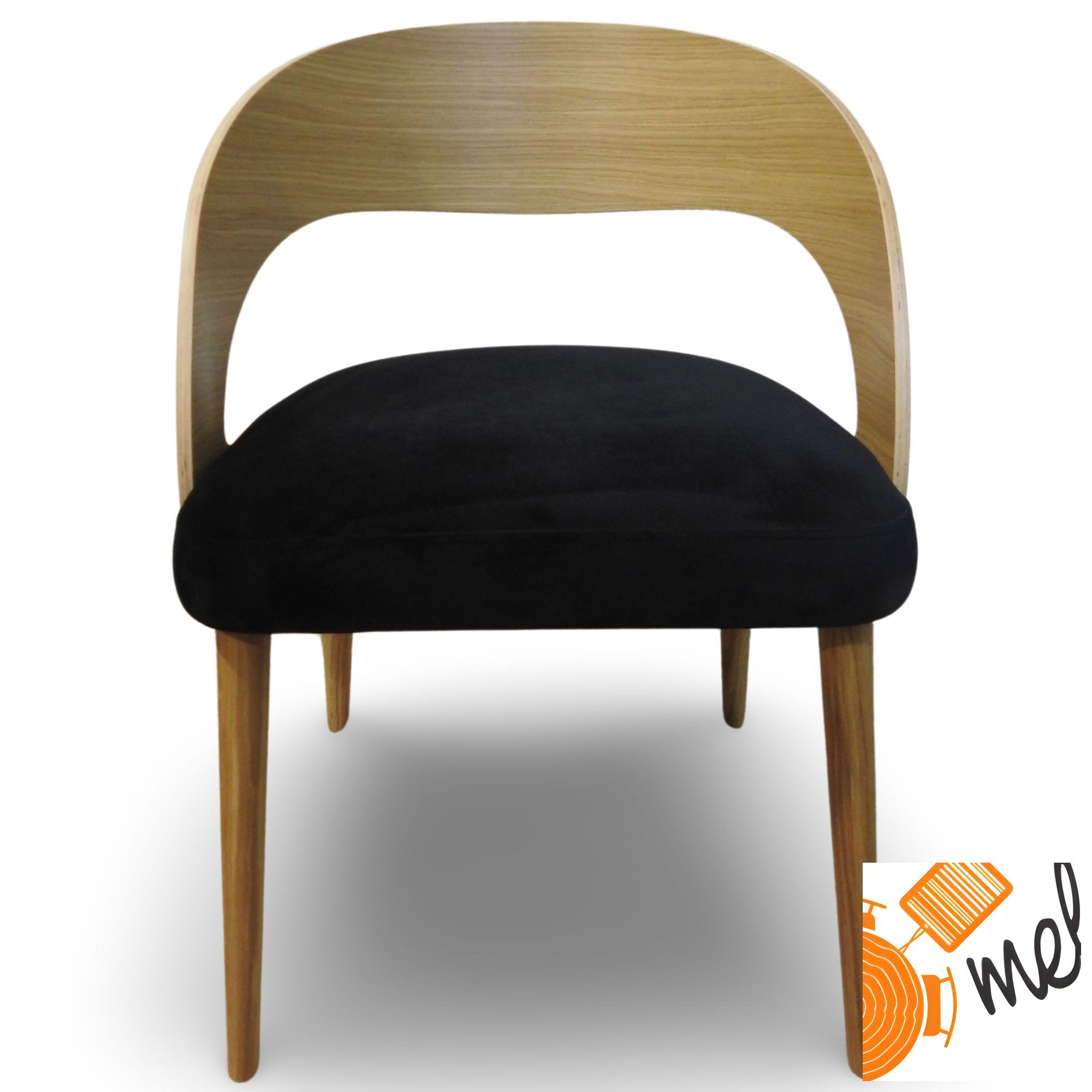 Krzesło K188 Fabio Miękkie Siedzisko Nogi Dębowe