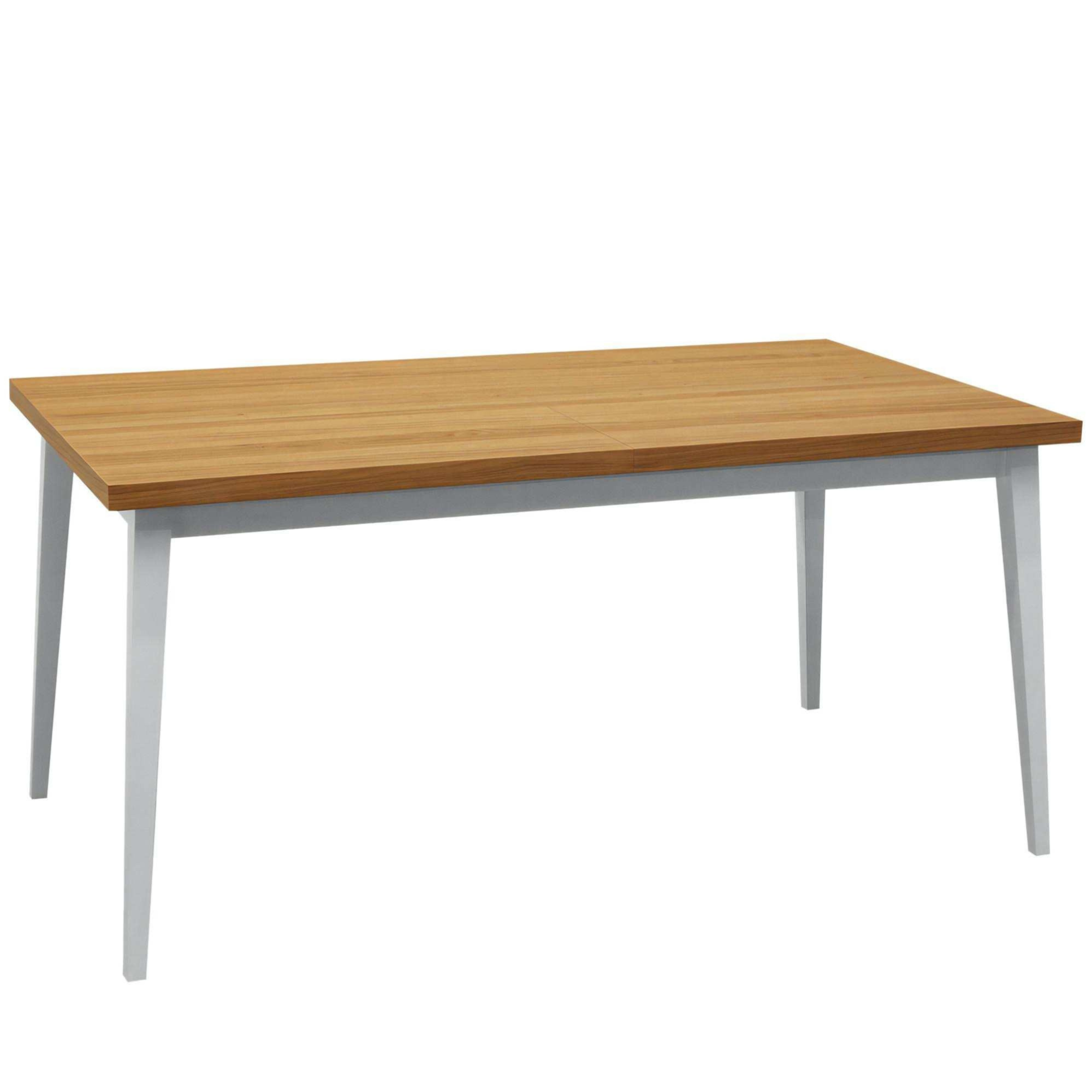 Nowoczesny stół rozkładany w stylu skandynawskim – model S28 z białymi nogami