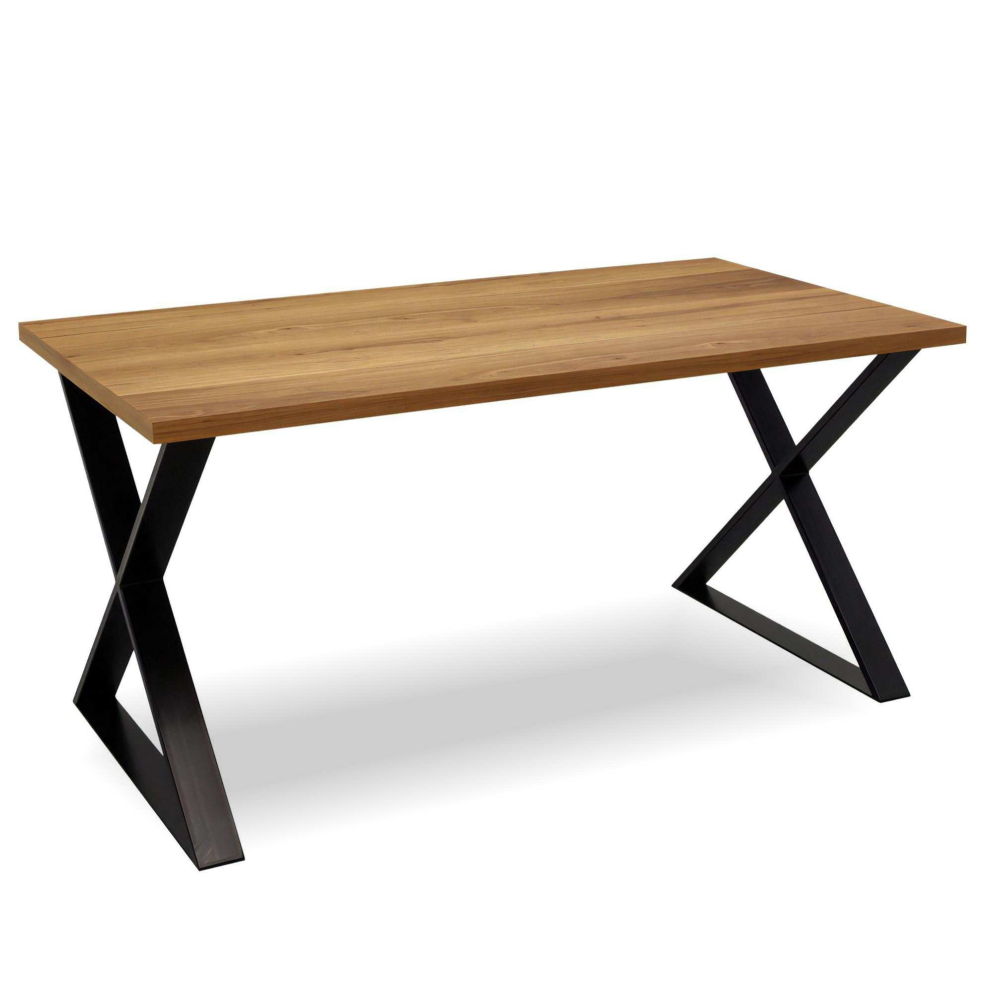 Stół biurko loftowe z nogą X – industrialny styl model S46