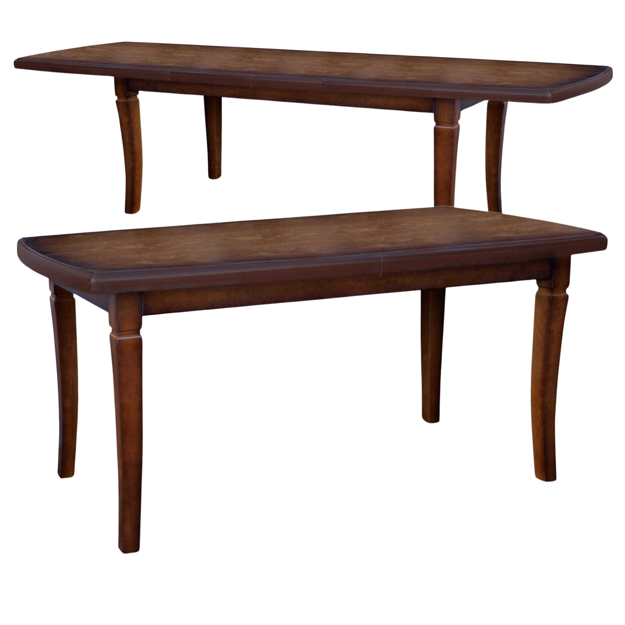 Stylowy stół rozkładany z forniru dębowego – model S01 z efektem cieniowania