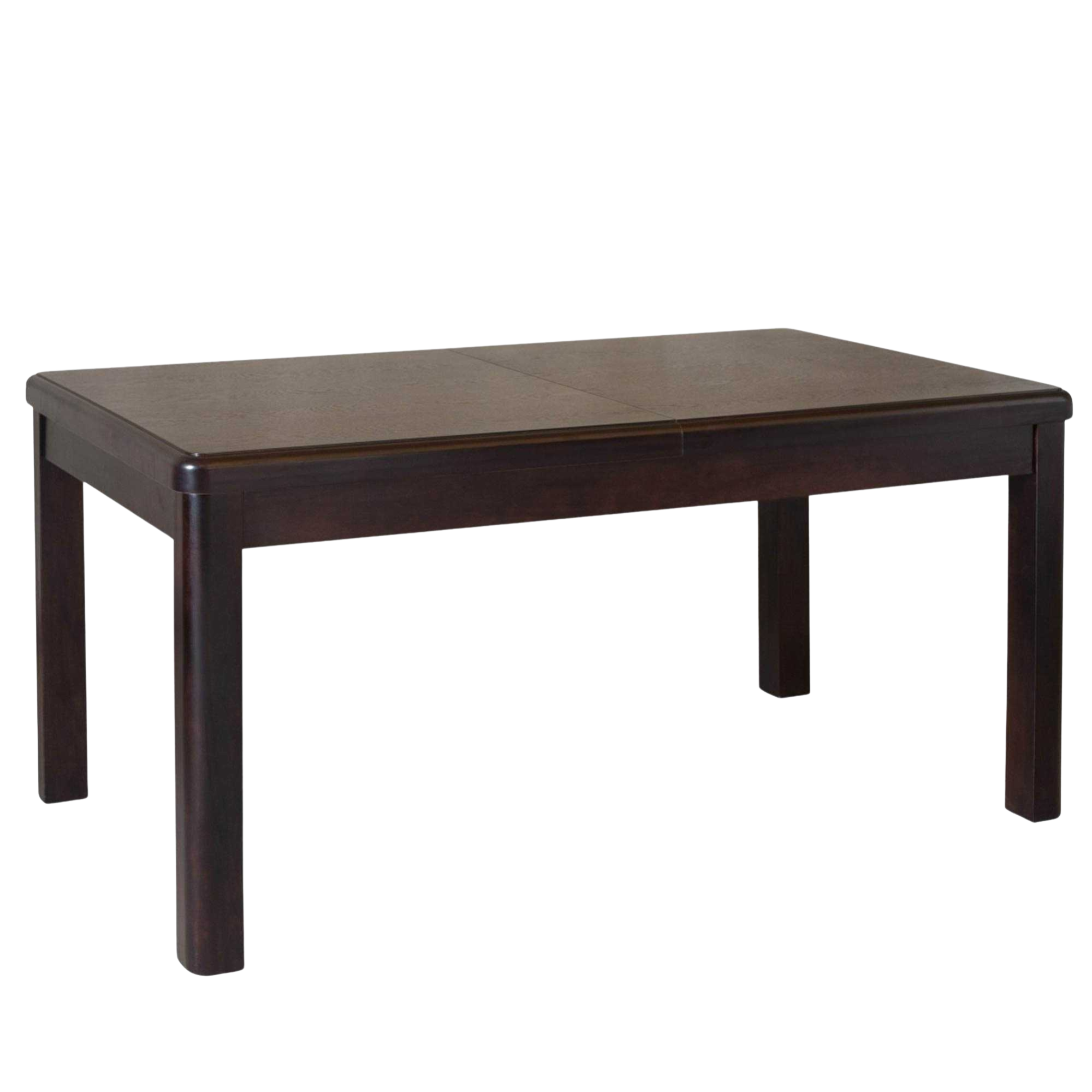 Stół rozkładany prostokątny z forniru dębowego – model S17 z zaokrąglonymi krawędziami