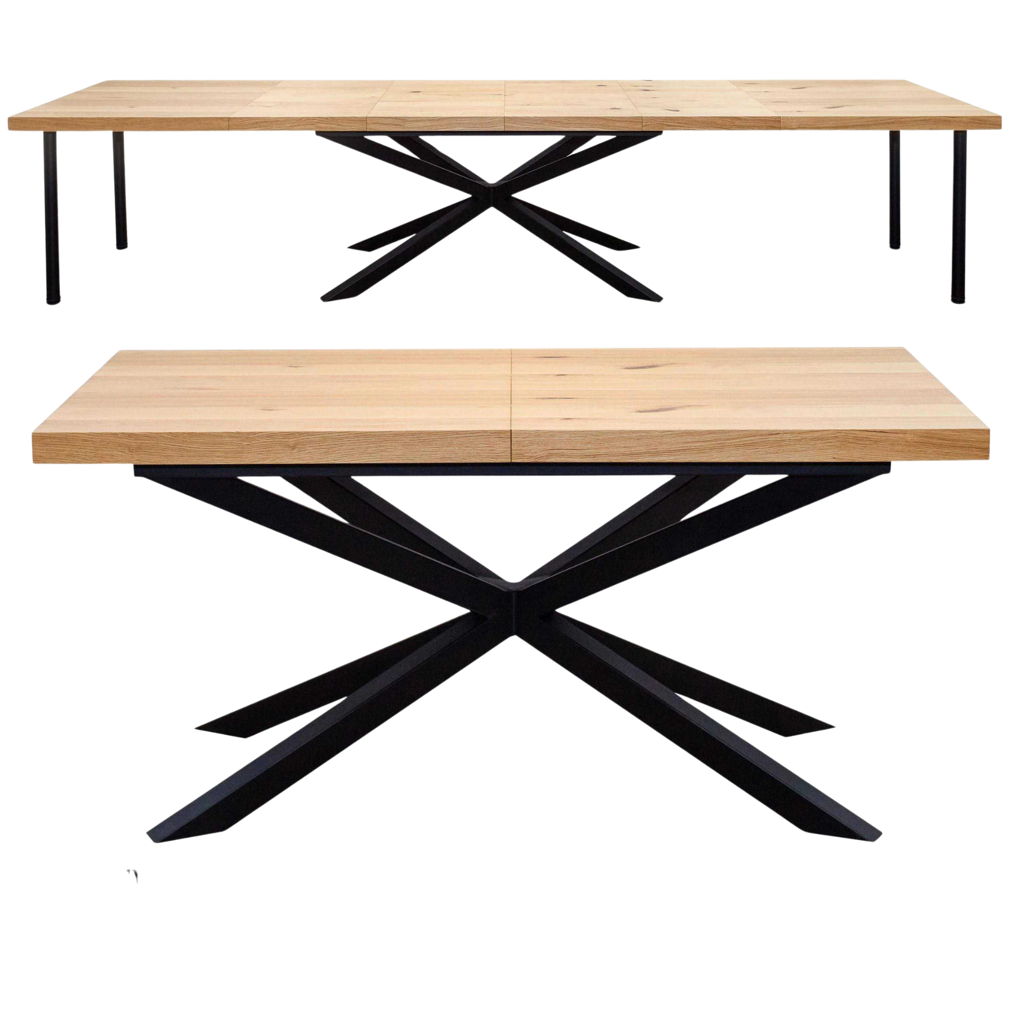 Stół Pająk rozkładany mega nogi metalowe podwójne