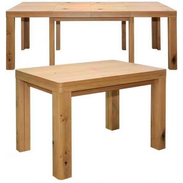 Stół rozkładany 8 nóg sękaty dąb rogi zaowalone