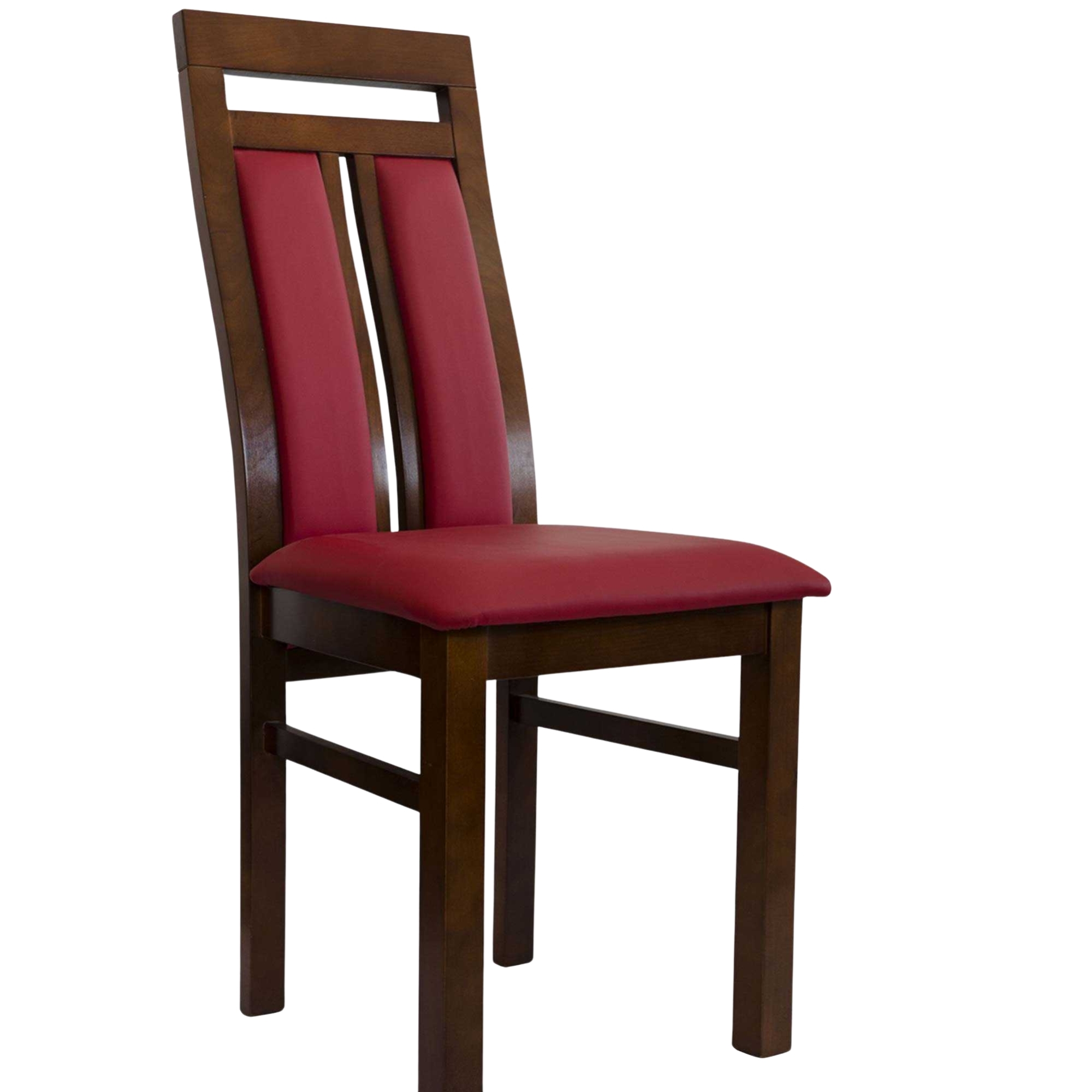 Krzesło tapicerowane K59 drewniane nowoczesne oparcie