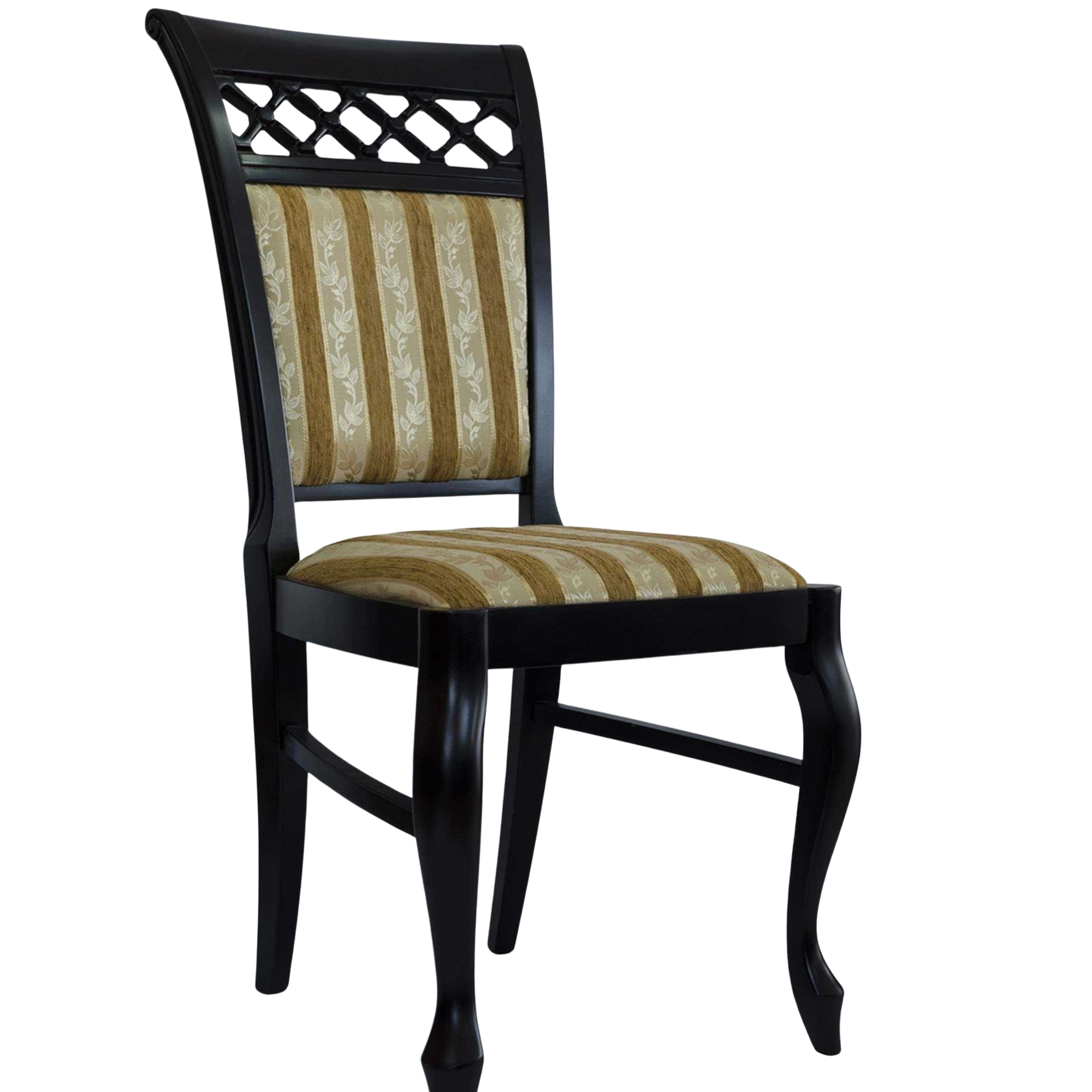 Luksusowe Krzesło K76 Neapol z Czarnymi Nogami