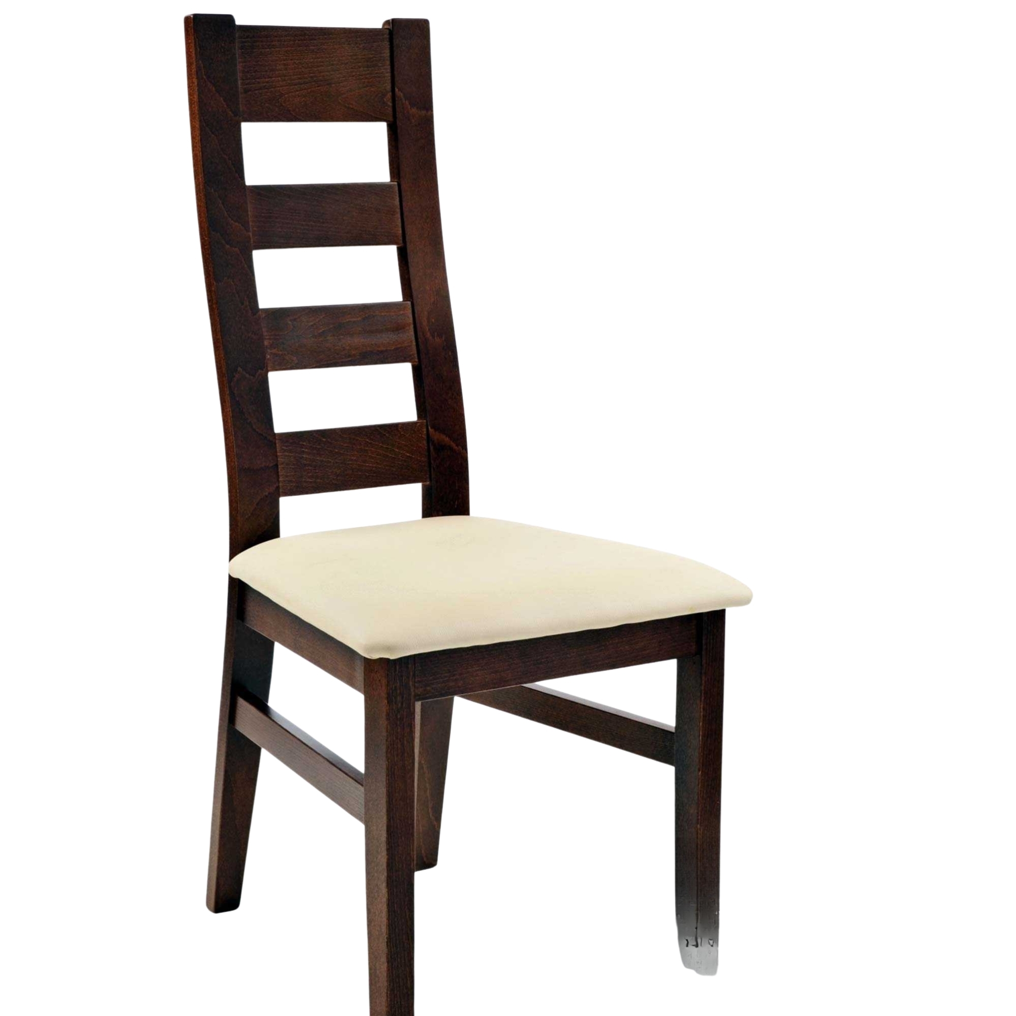 Drewniane krzesło K105 Drabinka wygodne siedzisko