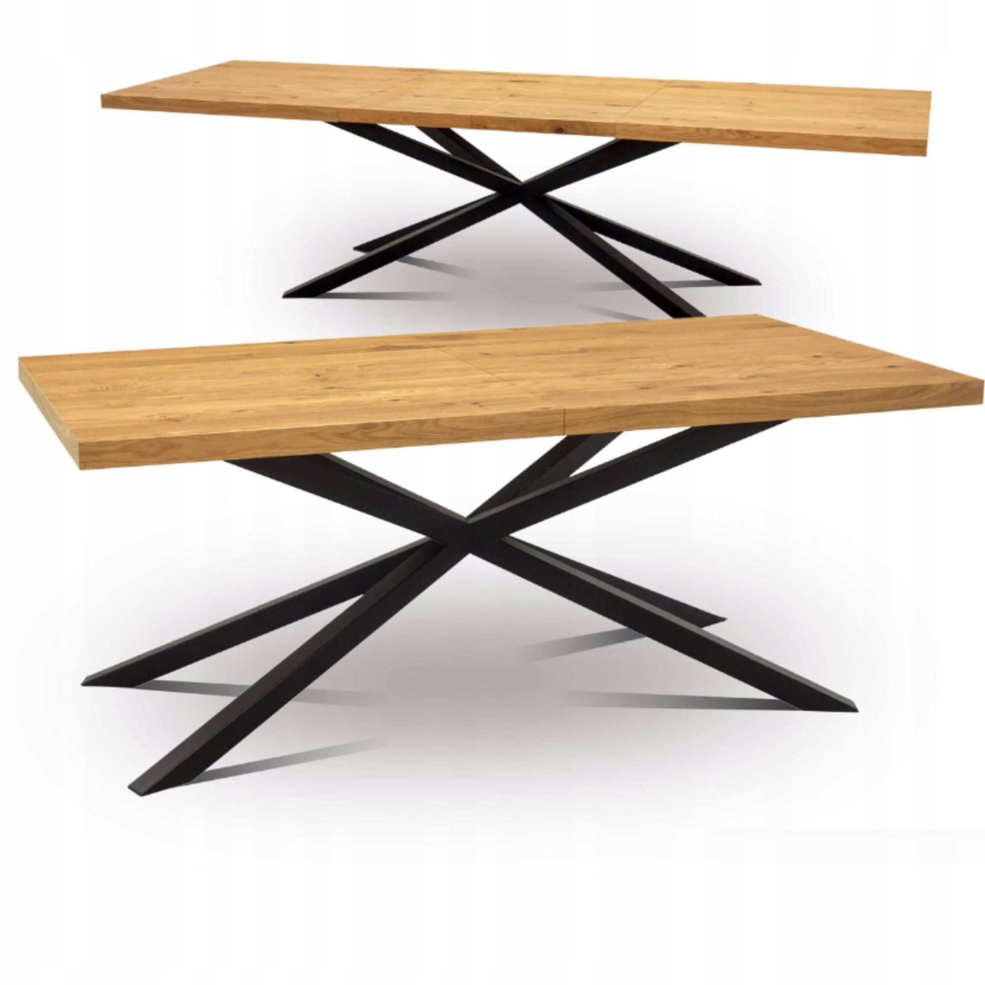 Stół loftowy rozkładany typu Pająk