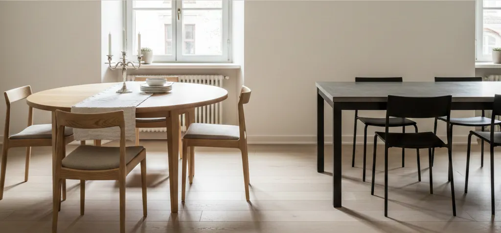 stół okrągły do jadalni