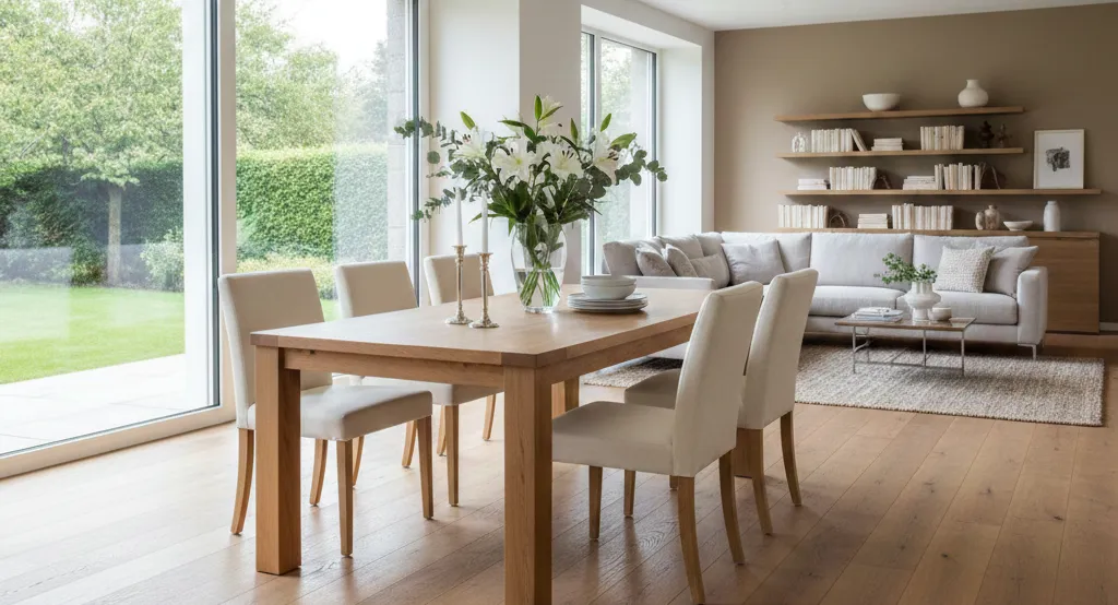 zestaw stół z 6 krzesłami